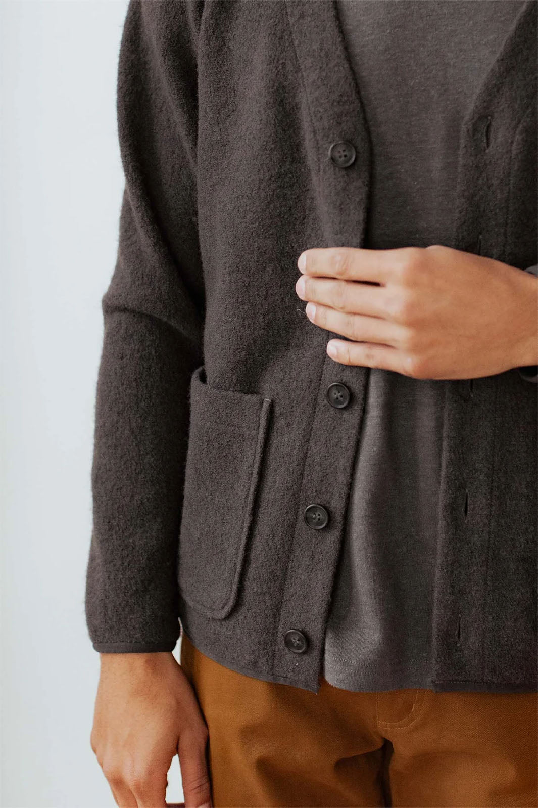 Mateo Cardigan - Charcoal