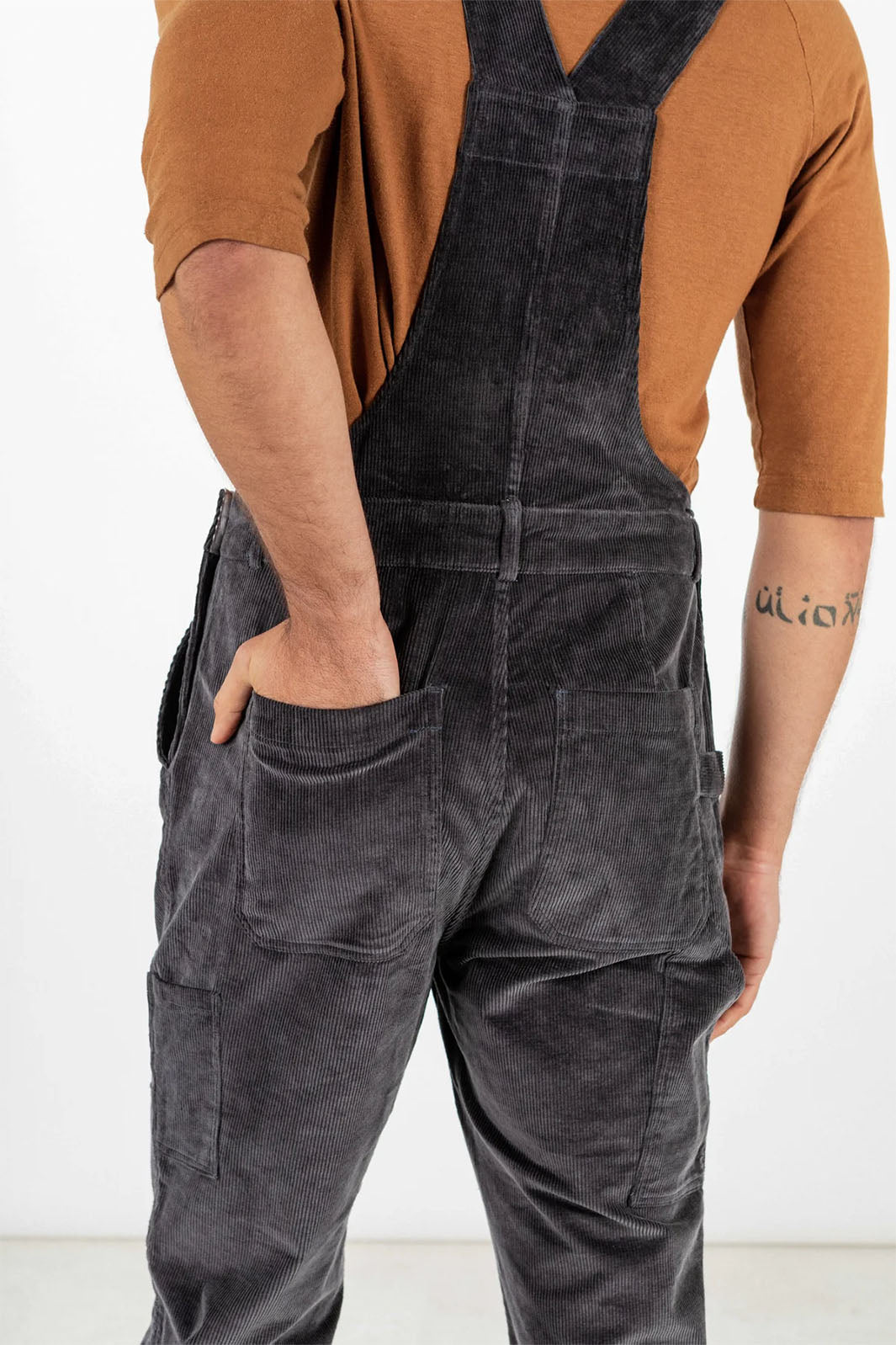 Miller Overall - Charcoal Corduroy