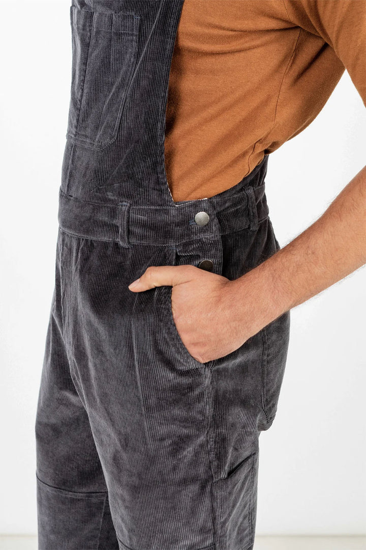 Miller Overall - Charcoal Corduroy