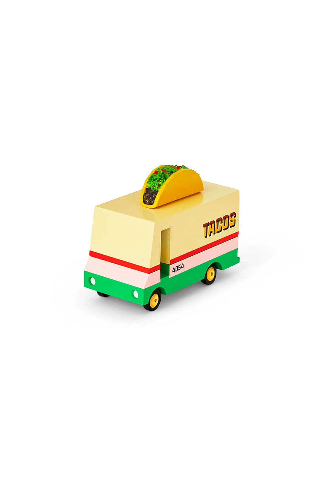 Modern Vintage Wood Toy - Taco Van
