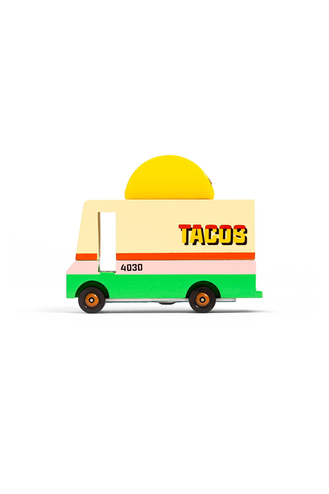 Modern Vintage Wood Toy - Taco Van