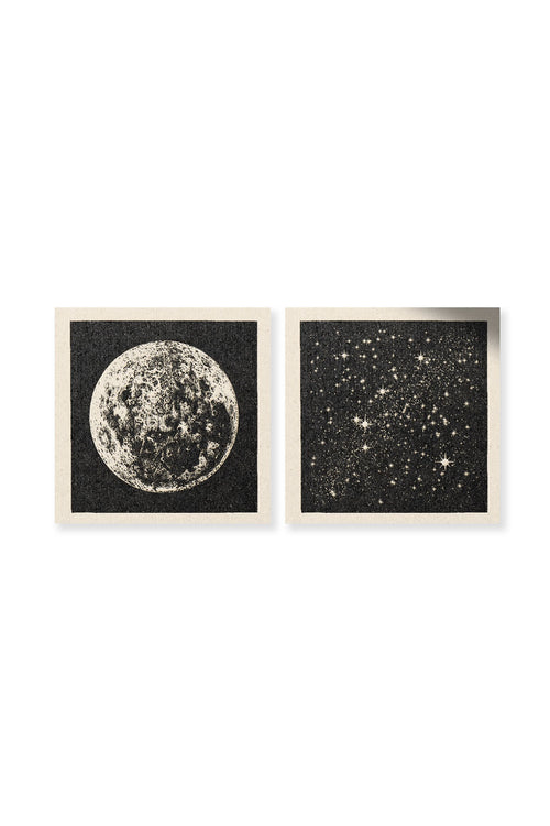 Moon + Stars Art Print Set