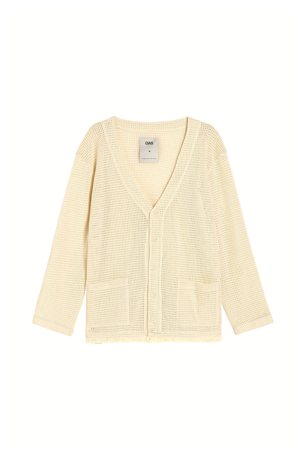 Net Cardigan - Ecru