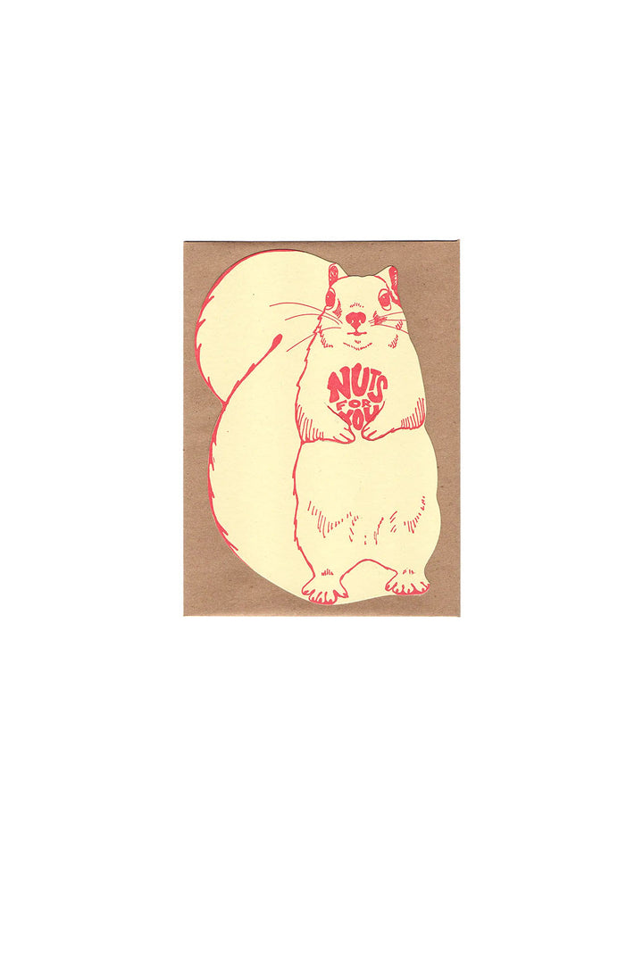 Nuts for You Squirrel Card