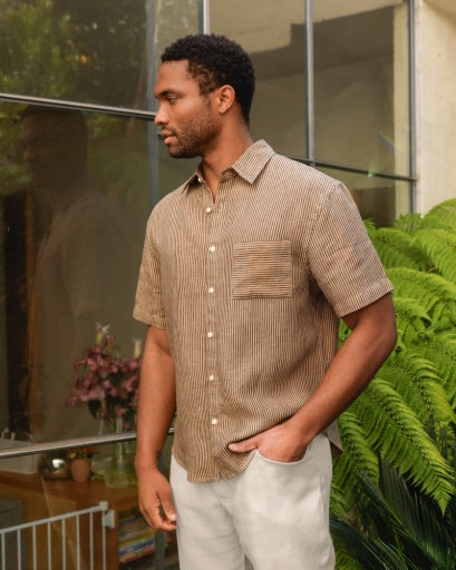 Ola Shirt | Overdyed Chai