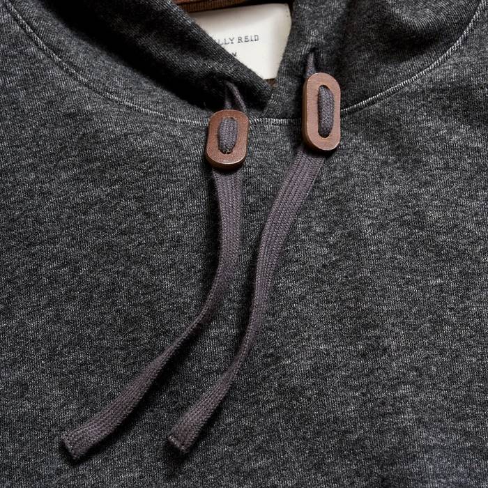 Rib Hoodie Pullover | Black