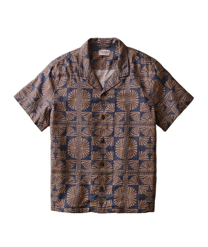 Pablo Tencel Linen Resort Shirt | Geo Fan