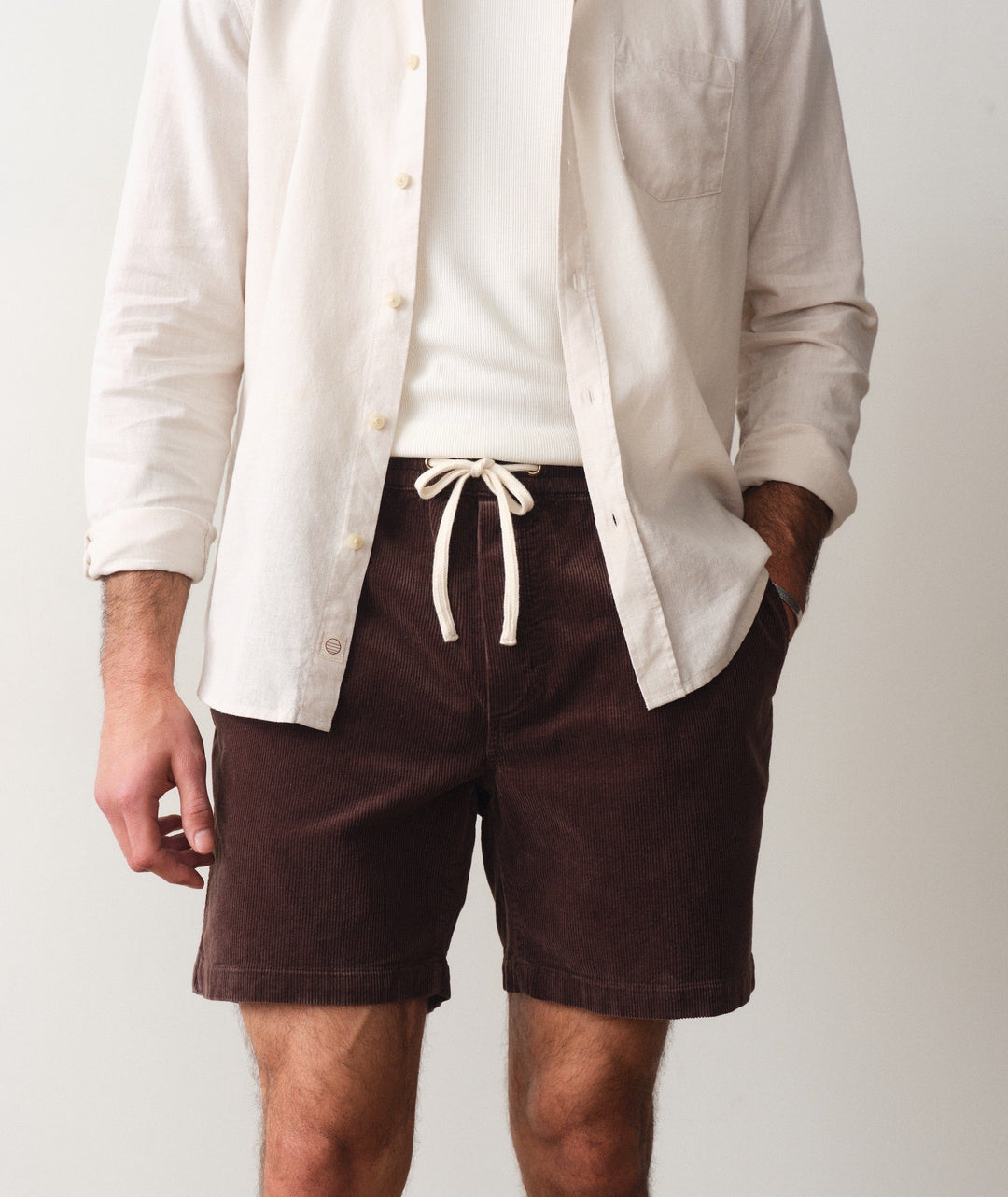Saturday Corduroy Short 6" | Dark Brown