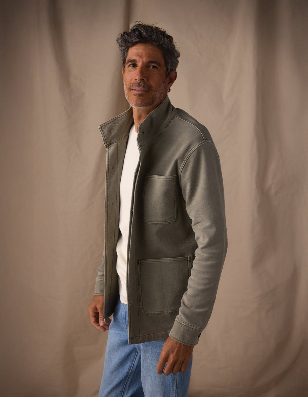 Comfort Terry Chore Coat | Moss