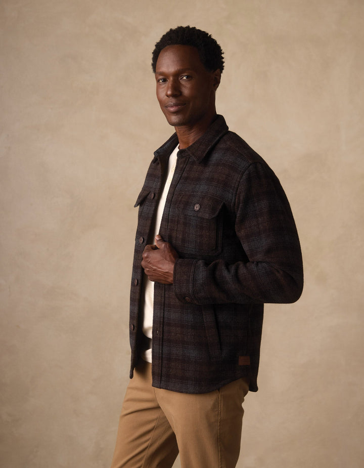 Brightside Flannel Lined Jacket | Brown Plaid