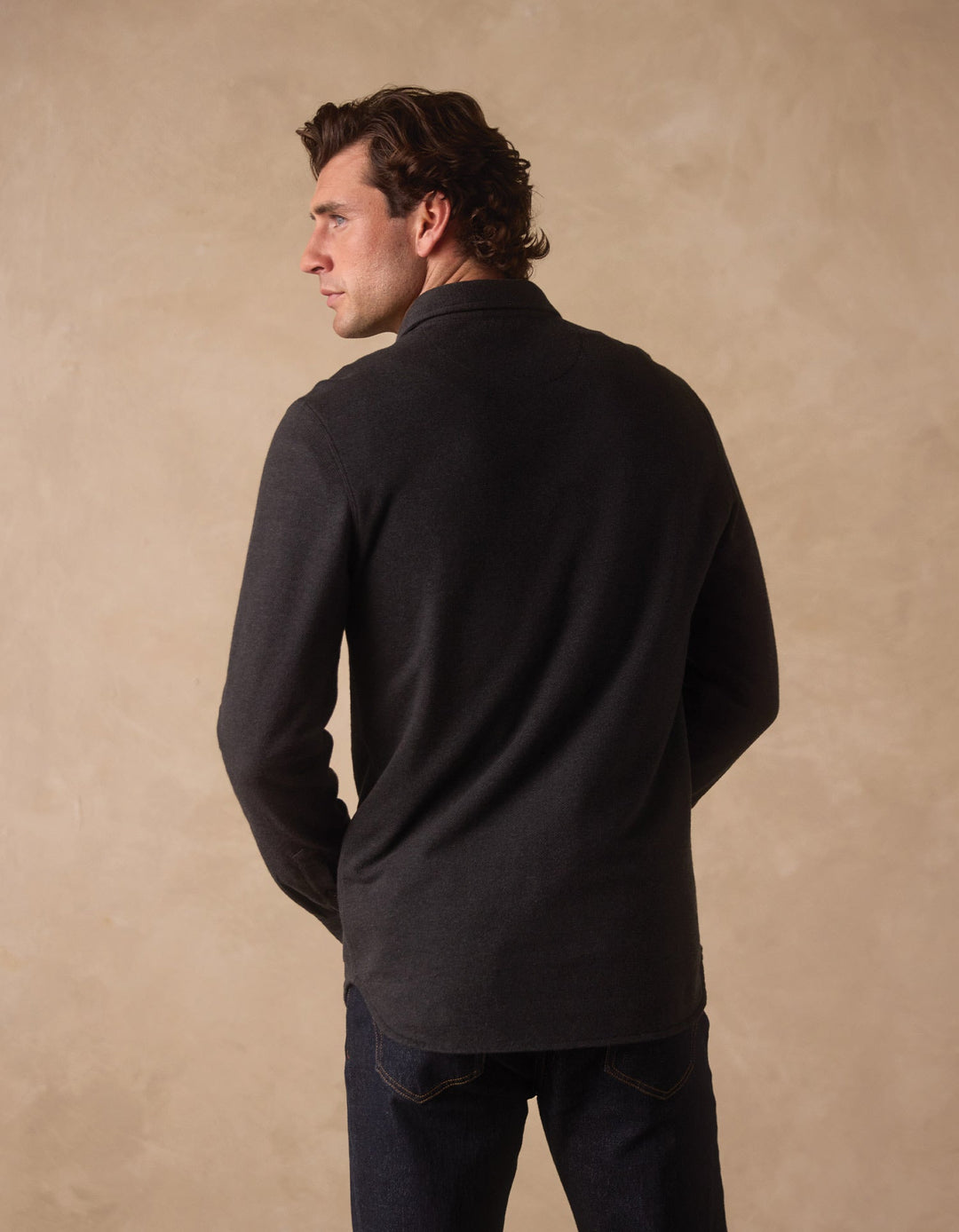 Textured Knit Shirt | Phantom