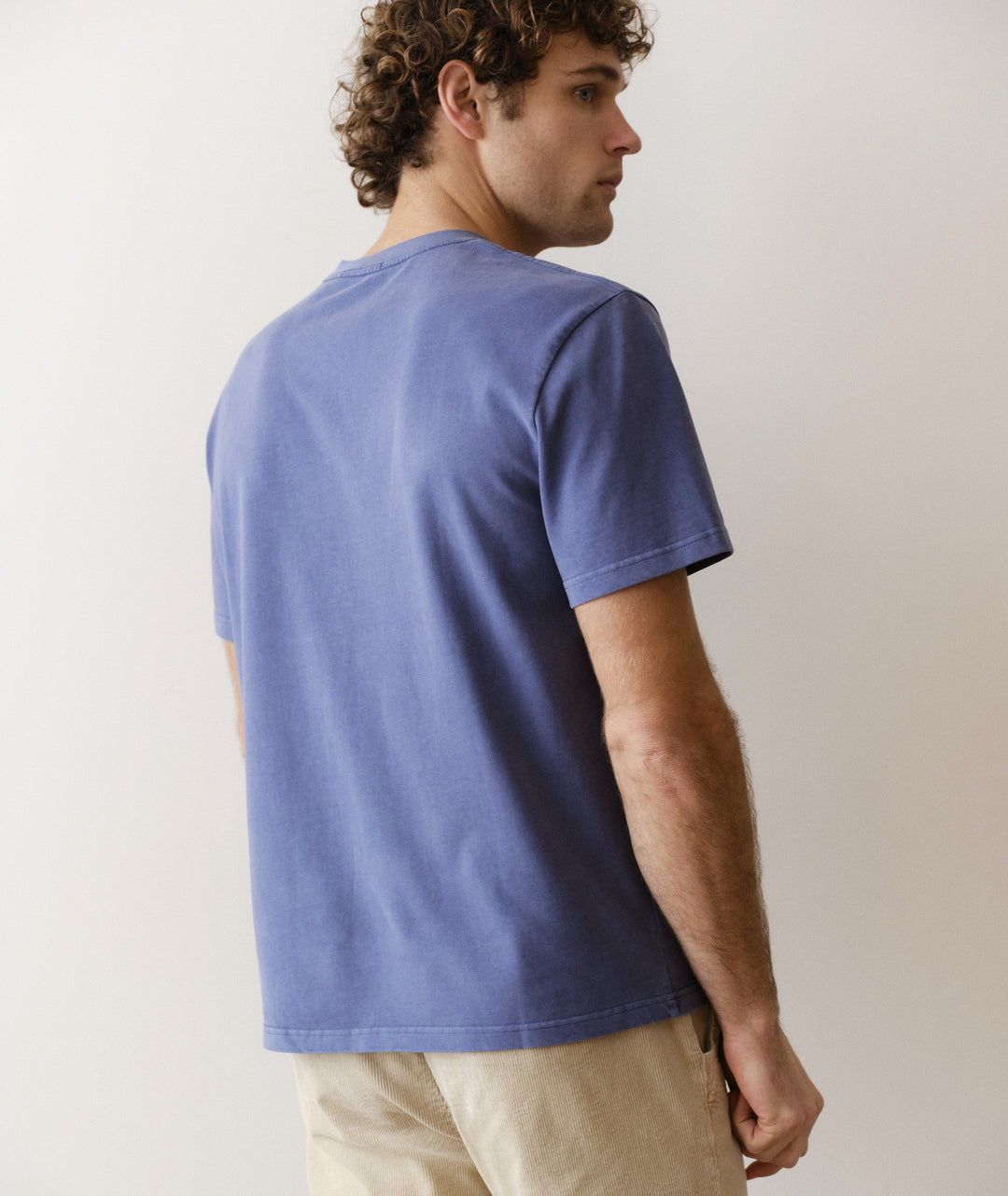 Luxe 250 Relaxed Pocket Tee | Coastal Fjord