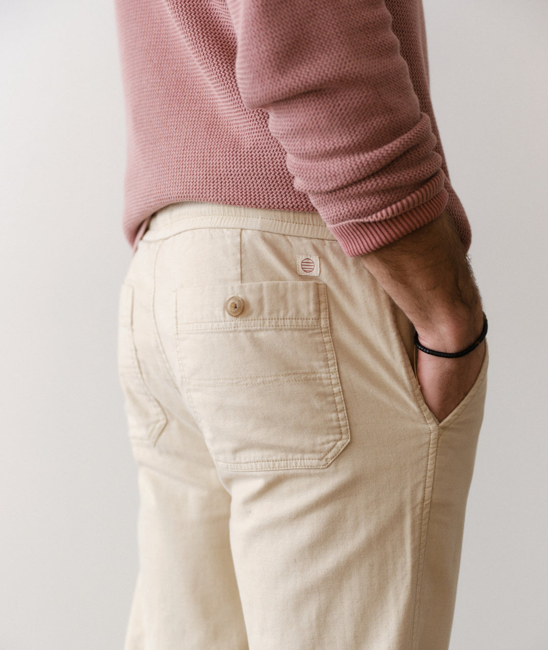 Saturday Stretch Beach Slim Straight Pant | Fog