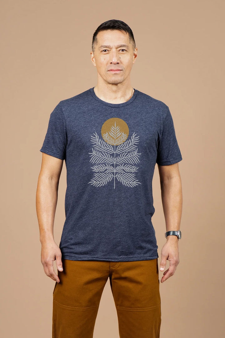 Peace in Plants T-Shirt - Navy