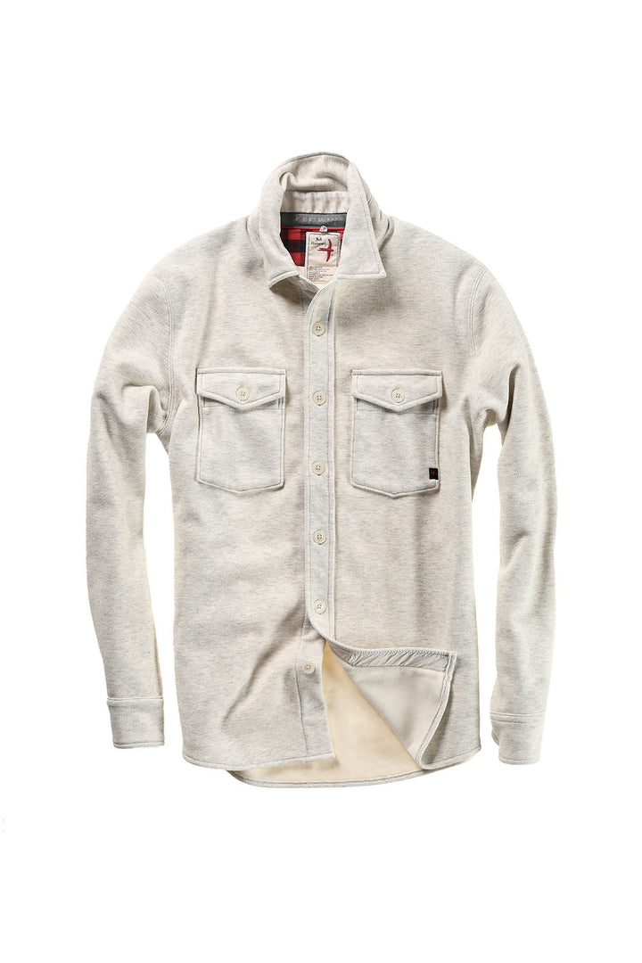 Pique Fleece Workshirt - Chalk