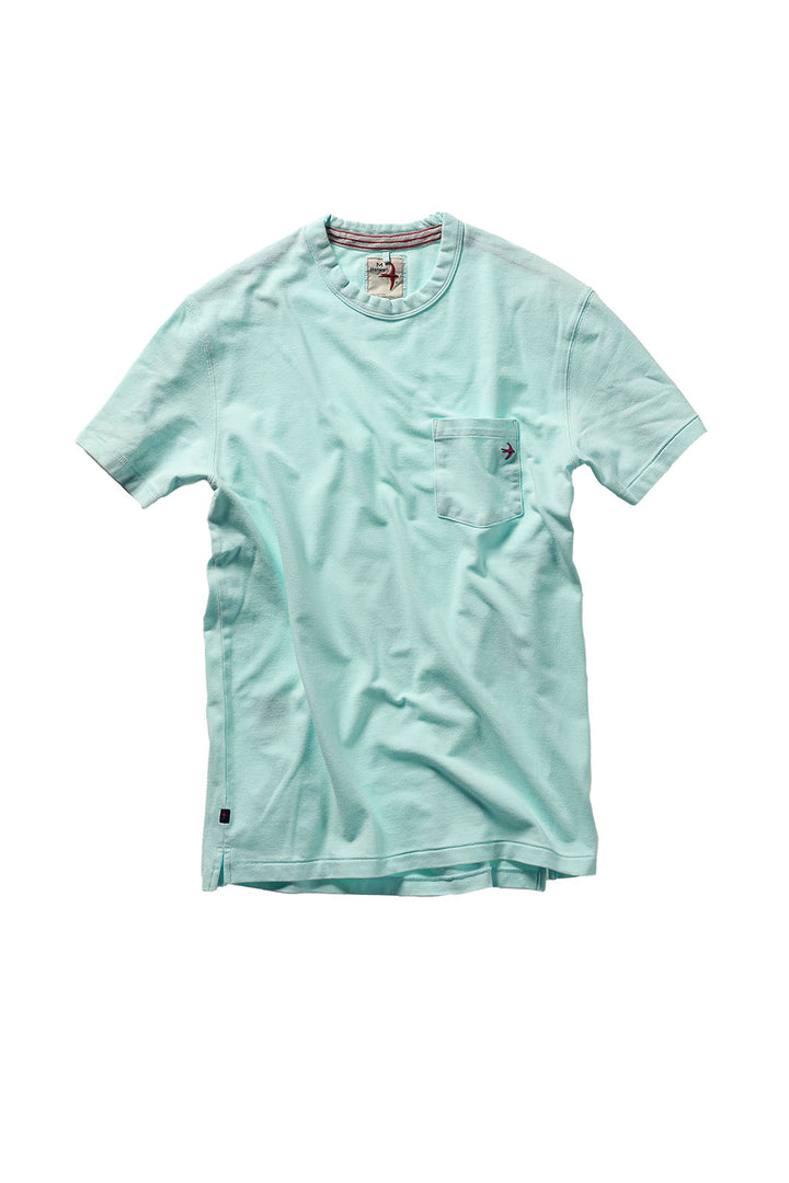 Pique Pocket T-Shirt - Pale Blue
