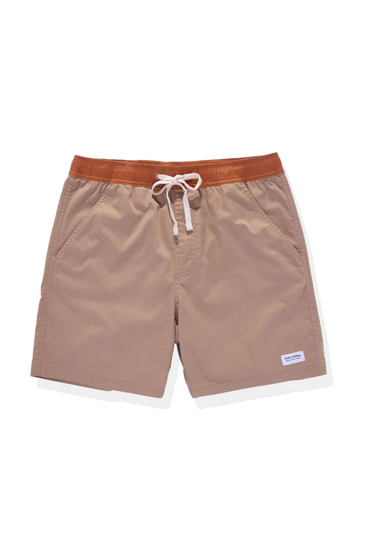 Primary Elastic Boardshort - Oatmeal