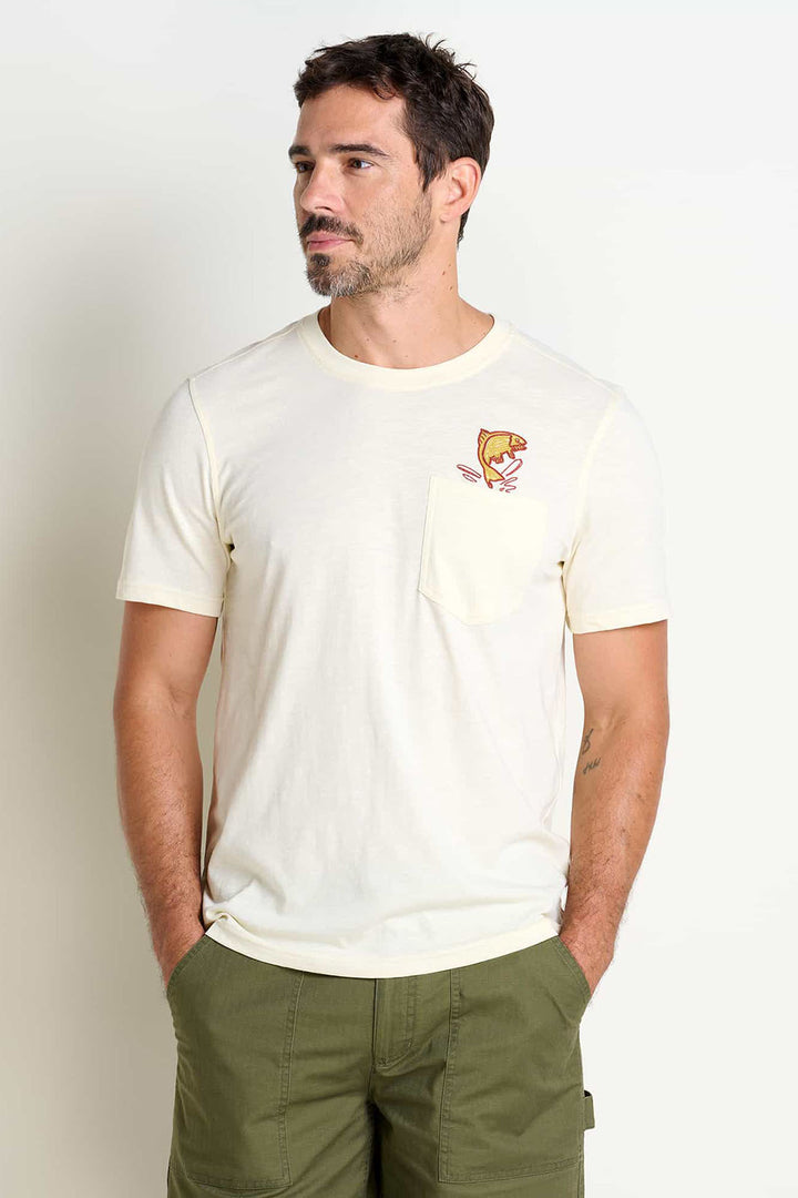 Primo Crew T-Shirt - Embroidered Salt Fish