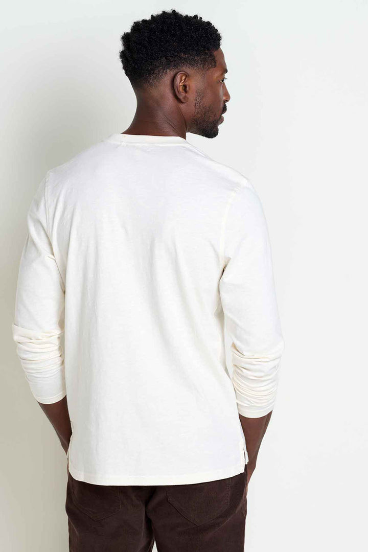 Primo Long Sleeve Henley - Salt II