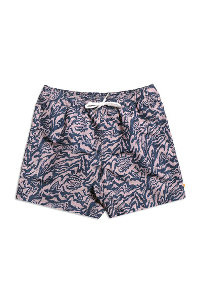 Printed Swim Short - Animal Print