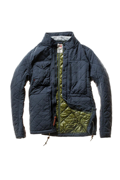 Relwen Quilter Tanker Jacket - Navy