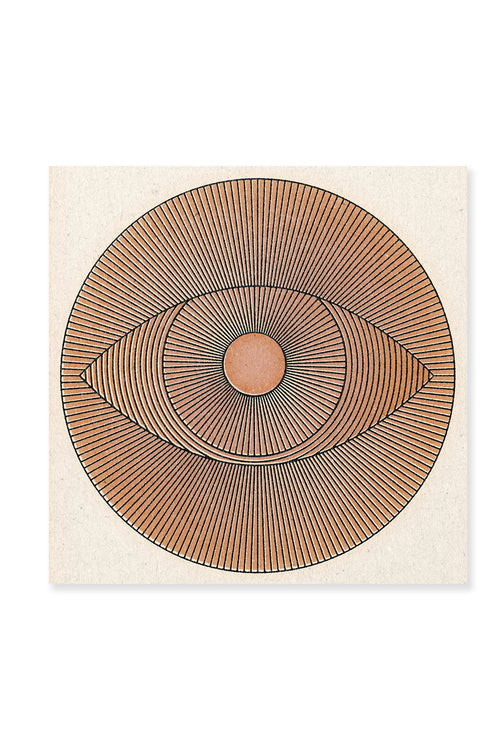 Radiating Eye Art Print