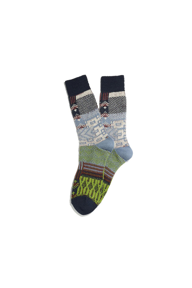 Recover Multi Links JQ Crew Socks - Navy