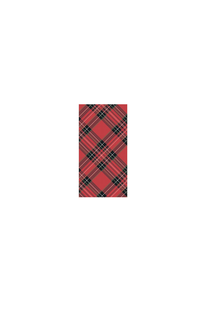 Red Plaid Guest Napkin, 16 Pack