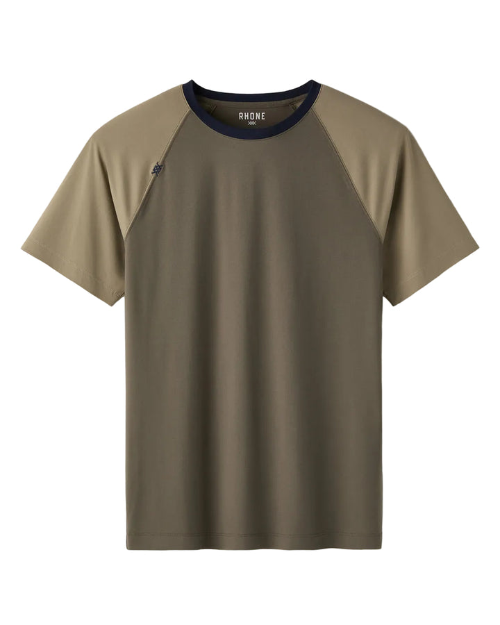 Reign Short Sleeve | Smokey Olive Color Block