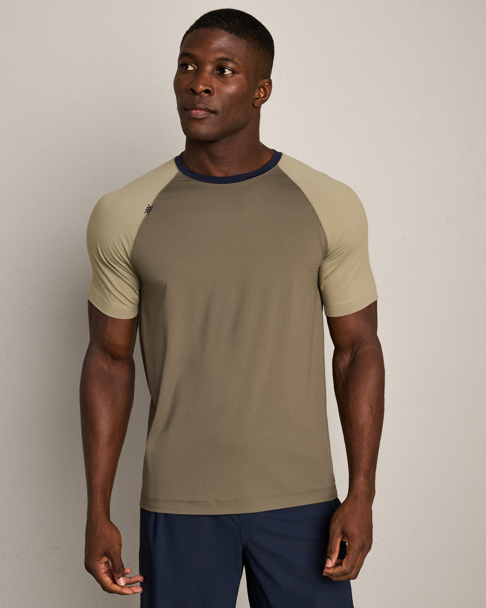 Reign Short Sleeve | Smokey Olive Color Block