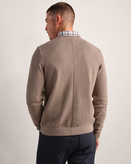 Resolve Pique Sweater | Foggy Taupe