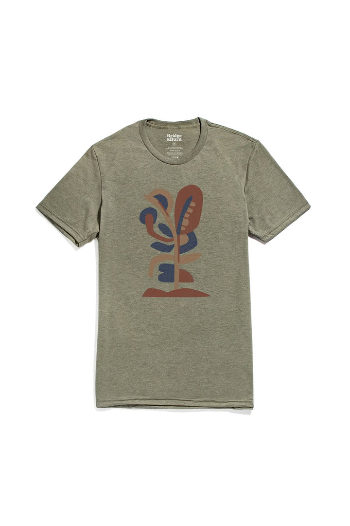 Roots Down T-Shirt - Olive