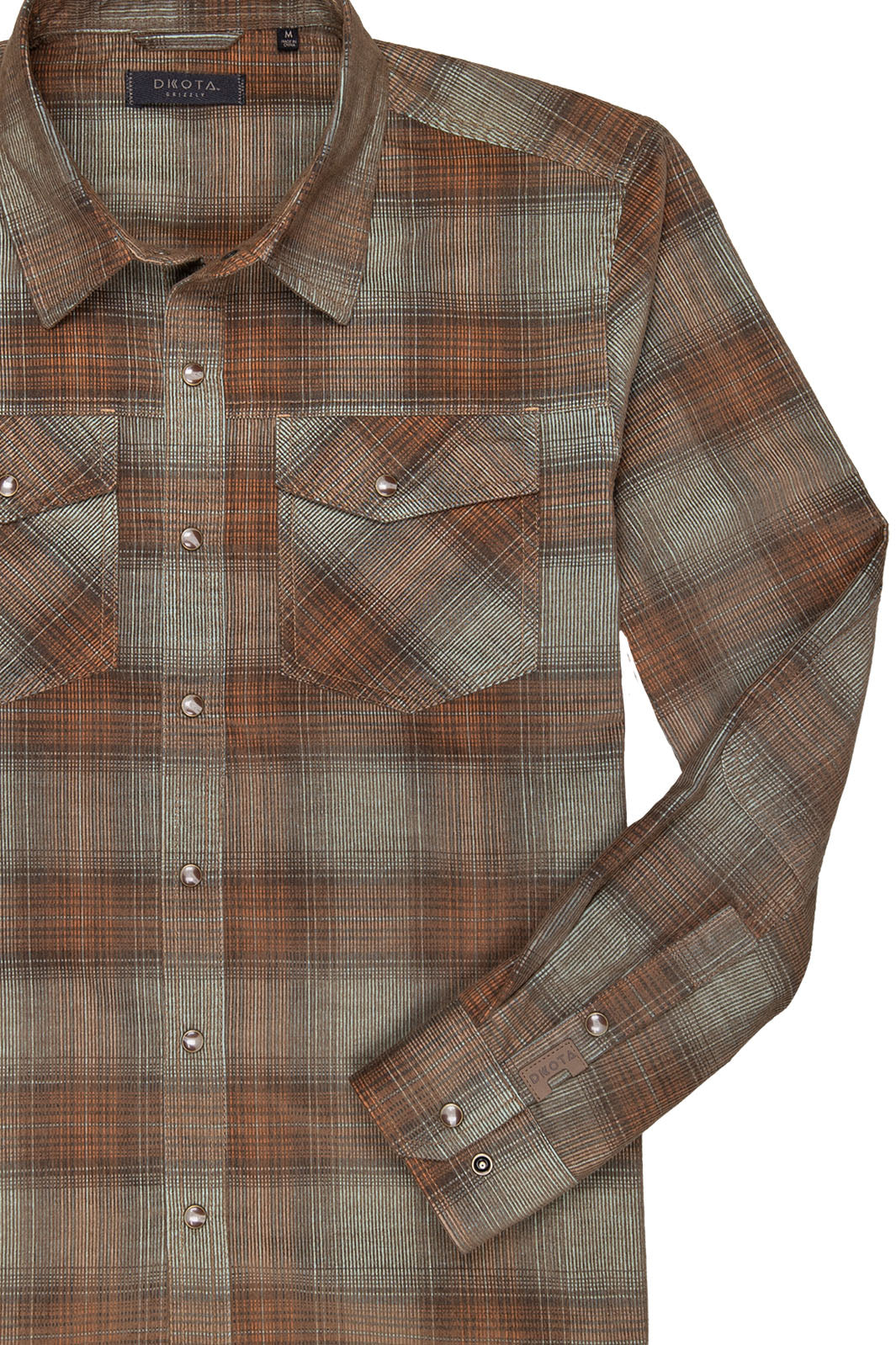 Roy Corduroy Button-Up Shirt - Rye