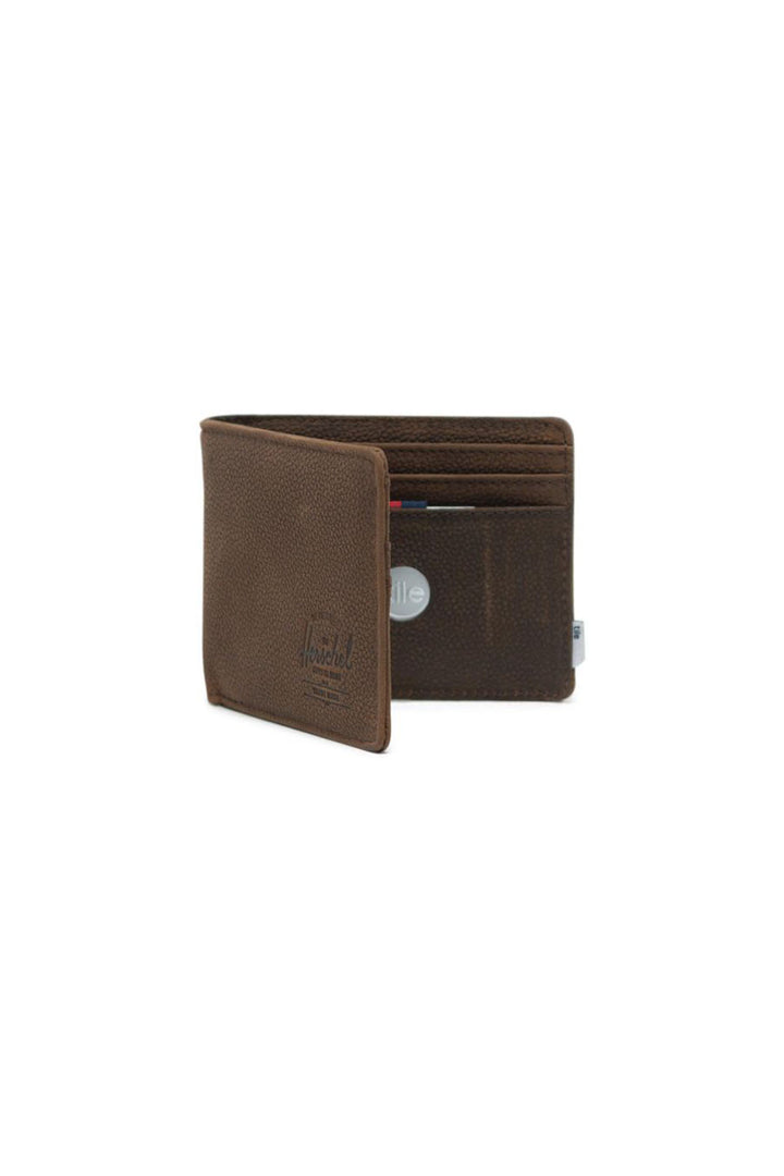 Roy Wallet Tile Slim - Brown Pebbled Nubuck