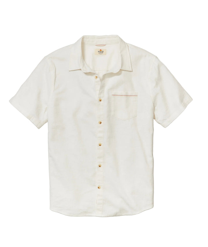 Classic Stretch Selvage Shirt | Natural