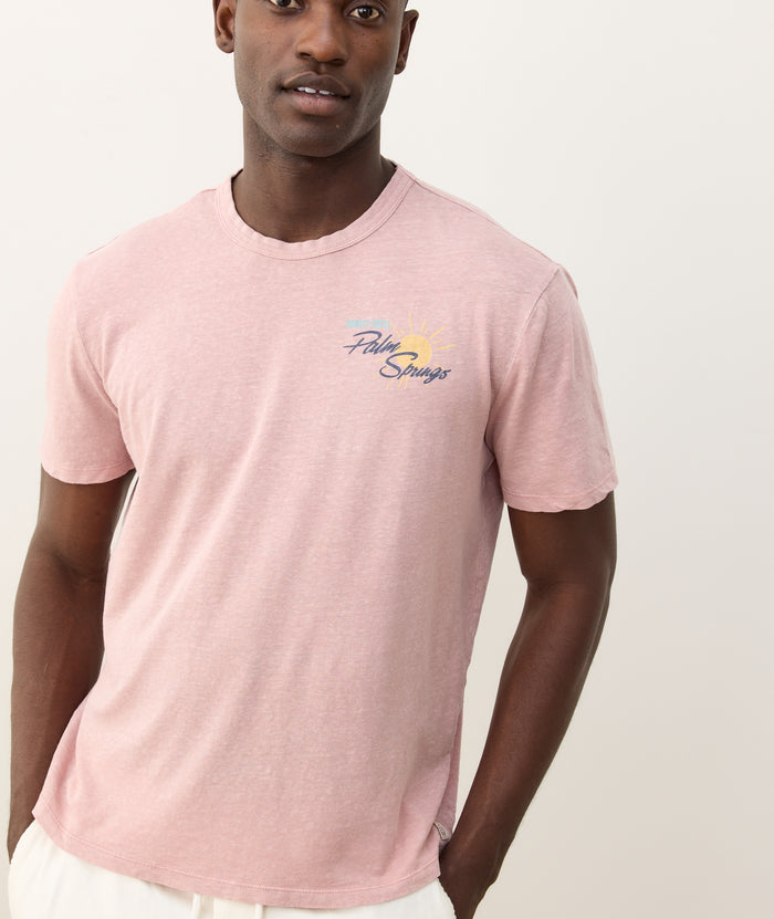 Relaxed Hemp Graphic Tee | Palm Springs