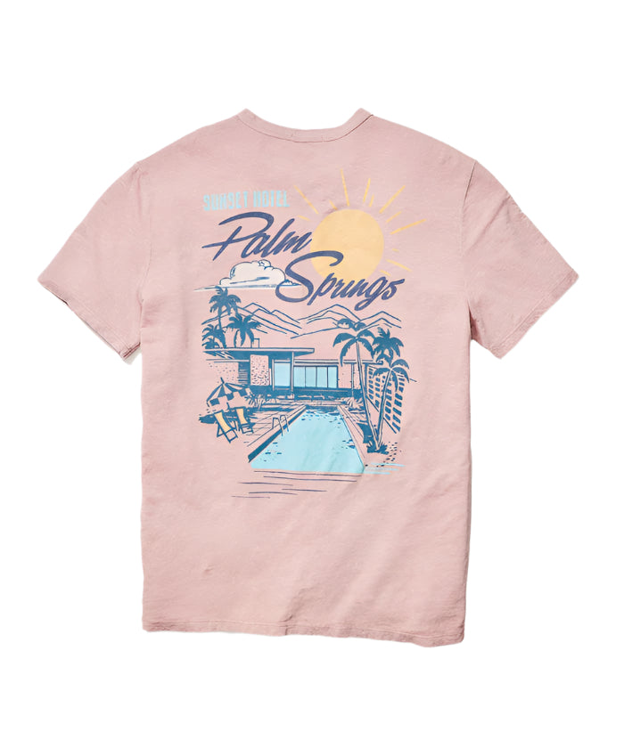 Relaxed Hemp Graphic Tee | Palm Springs