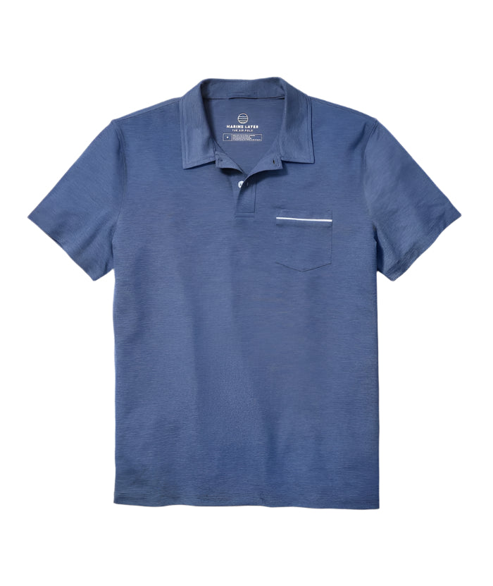 Air Pocket Polo | Vintage Indigo