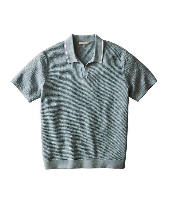 Greyson Sweater Polo | Slate