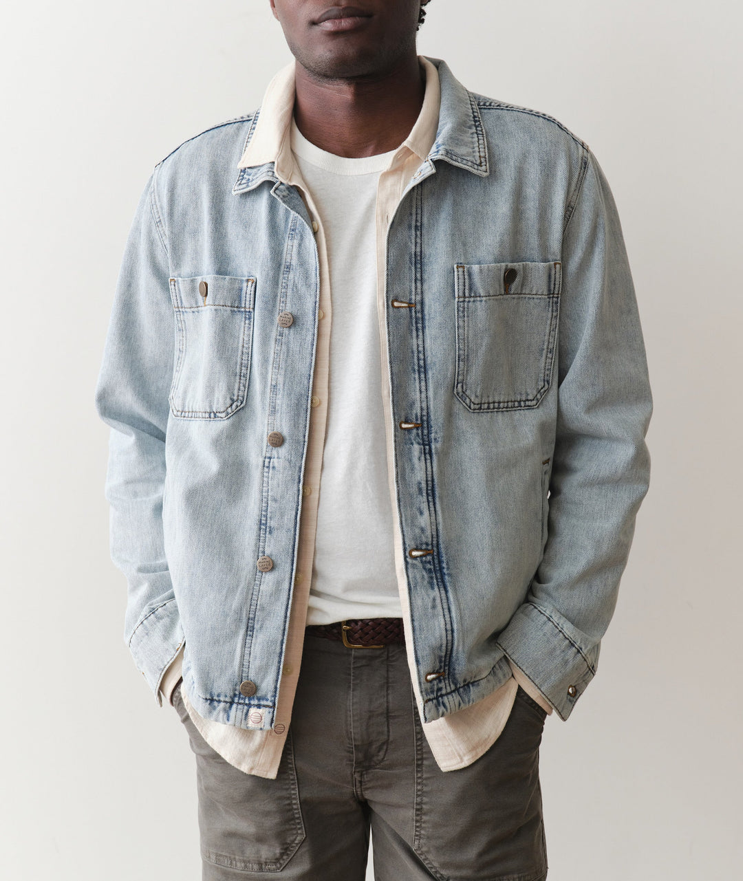 Patrick Denim Jacket | Light Wash