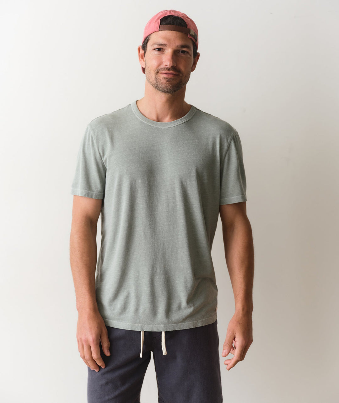 Relaxed Hemp Cotton Tee | Iceberg Green