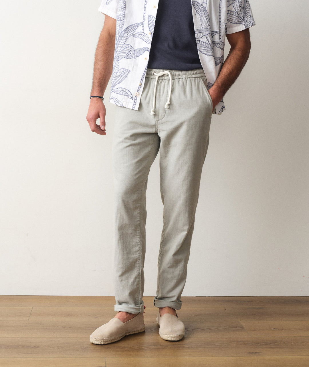Saturday Stretch Beach Pant | Faded Vetiver