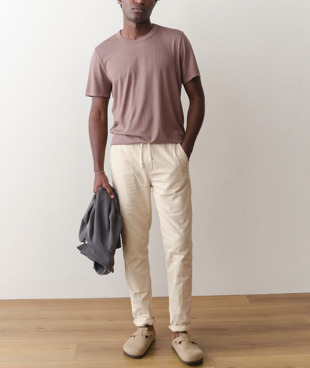 Signature Sea Change Crew Tee | Coffee Quartz