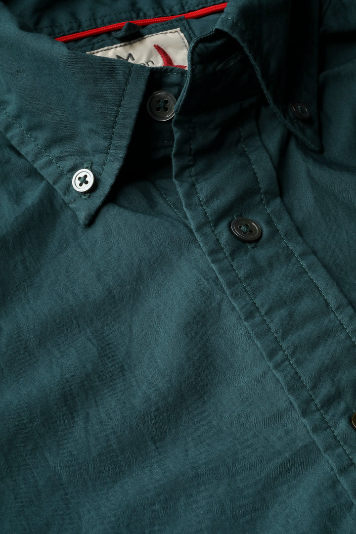 Boathouse Poplin Button-Up Shirt - Forest