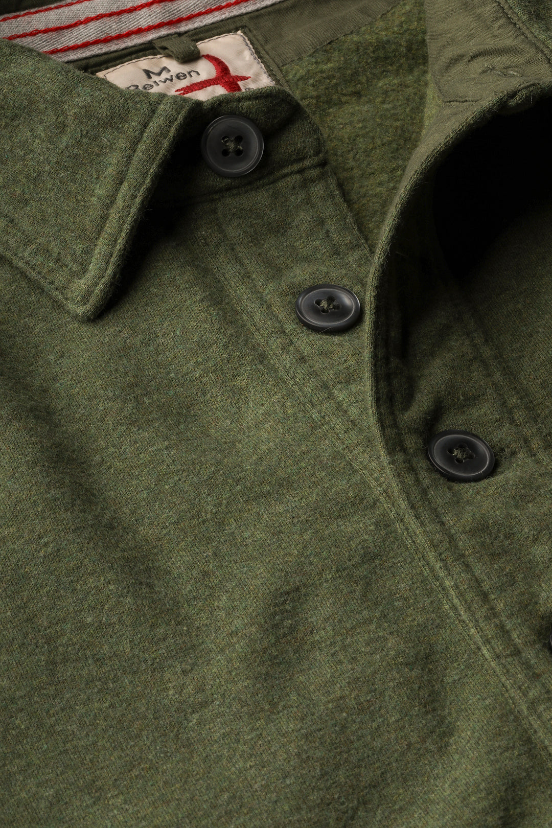 Loopback Long Sleeve Polo - Bright Loden Heather