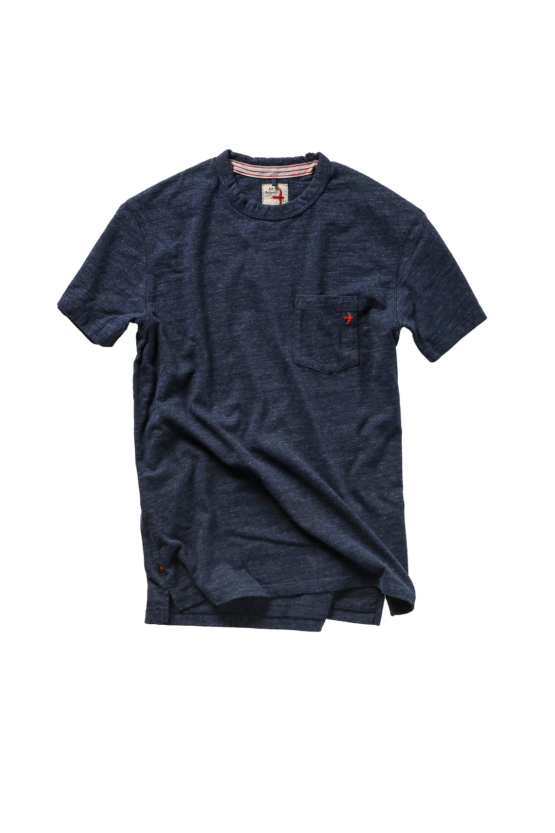 Ringspun Pocket T-Shirt - Navy Marl