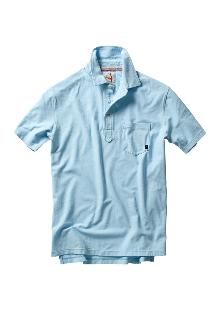Pique Slot Polo | Cloud Blue