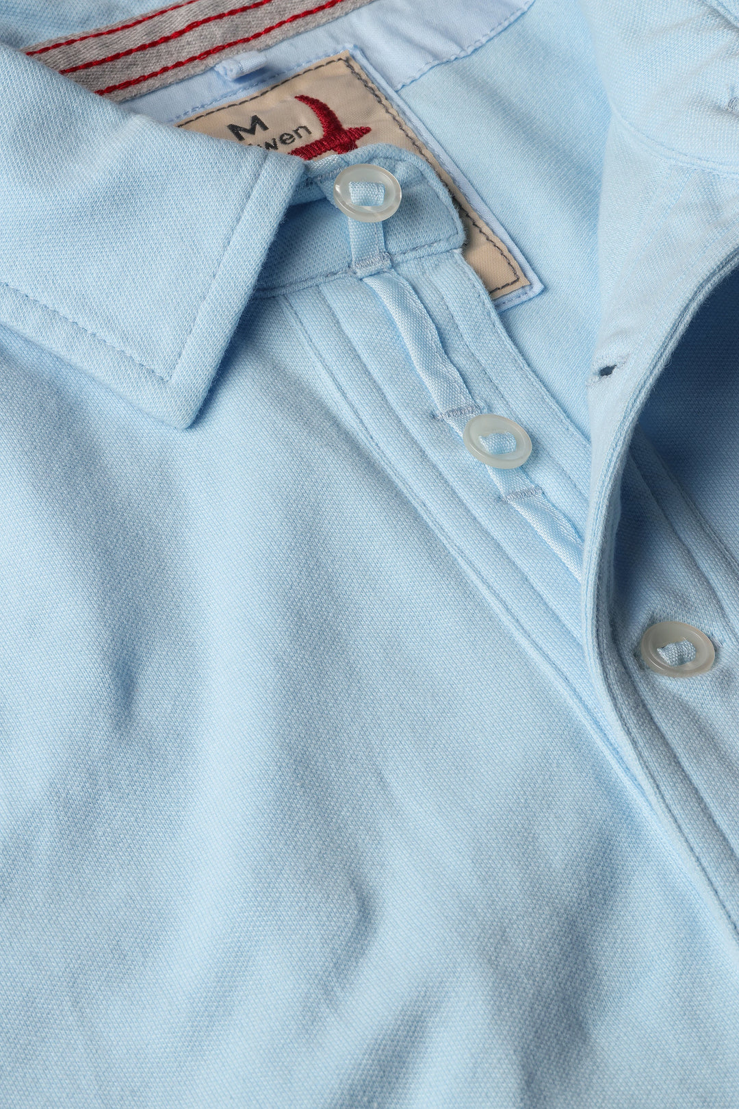Pique Slot Polo | Cloud Blue