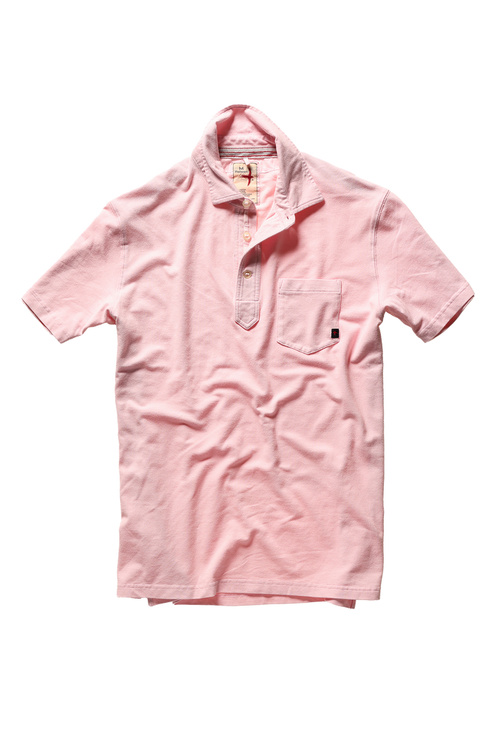 Pique Slot Polo | Pale Pink