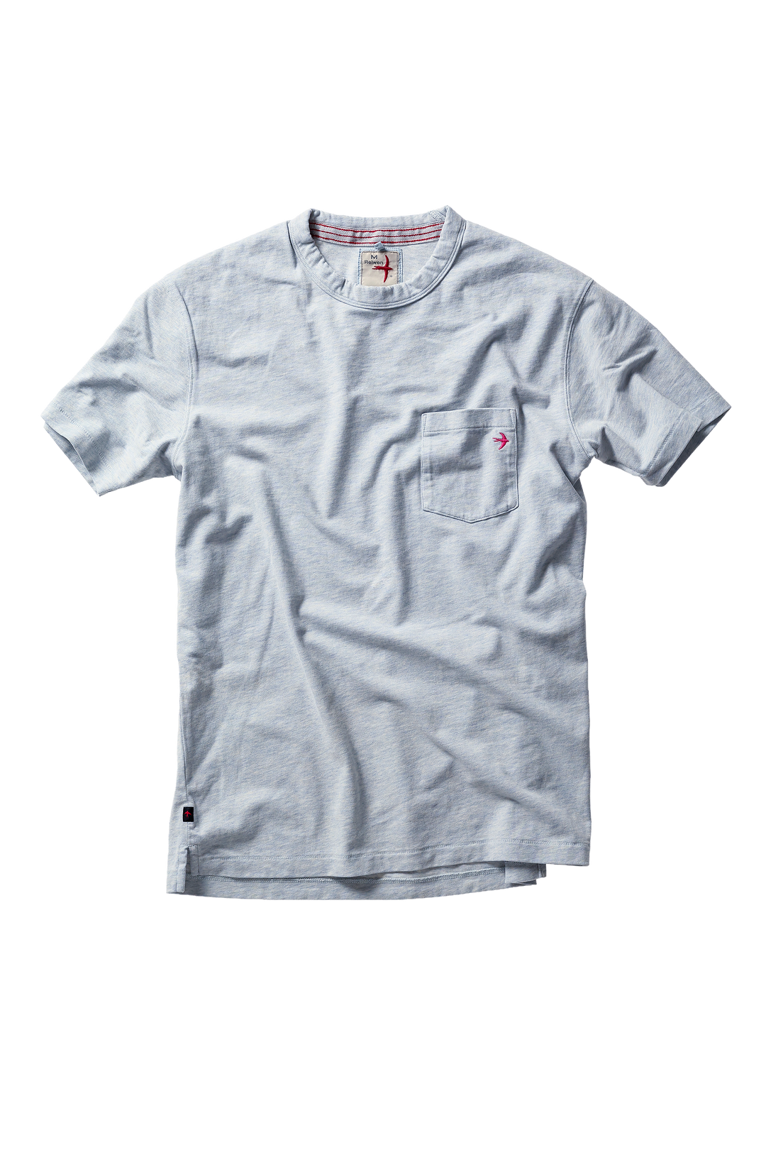 Ringspun Pocket Tee | Ice Blue Heather